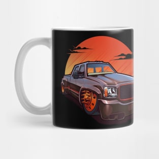 Lowered Brown Truck Mug